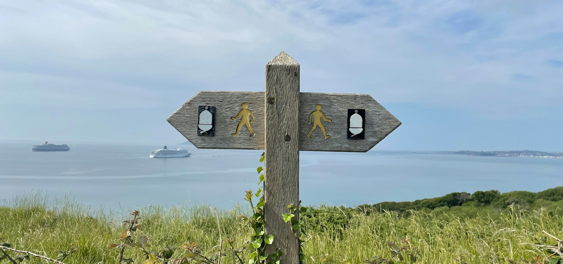 Panneau indicateur face à la mer : choisir sa direction professionnelle